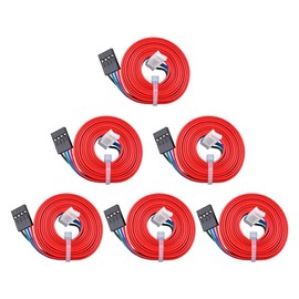 STEPPERONLINE Stepper Motor Cable 6 Pack,1m Long XH2.54 4pin to 6pin NEMA 17 Extended Connector Cable for RepRap 3D Printer CNC Machines