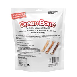 DreamBone Spirals Variety Pack, No-Rawhide Chews For Dogs, 18 Spiral Chews