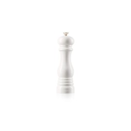 Le Creuset Classic Adjustable Salt Mill Grinder, Chip-resistant ABS Plastic, Anti-Corrosion, 40g, 21 cm, White, 96002000010000