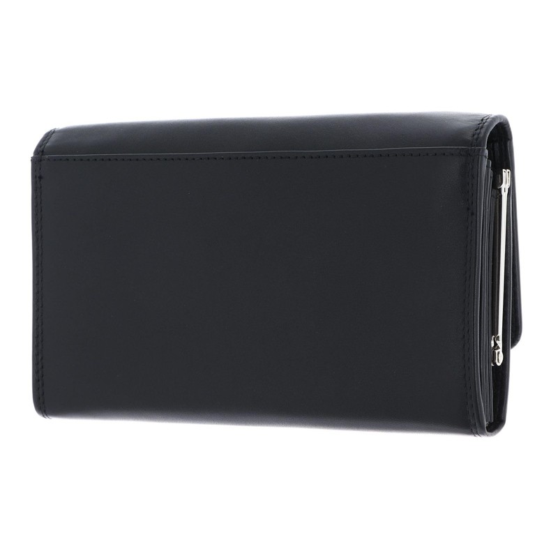 Golden Head Polo RFID Protect French Coin Purse Wallet Black,