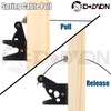 BOODVON Gate Latch Cable Pull with Spring, Metal Gate Opener