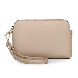 ZMDB Crossbody Bag for Women, PU Leather Women Small Cross Body Bag Handbags Shoulder Bag for Women Phone Bag with Adjustable Strap & Wristlet, Ladies Crossbody Bag Clutch for Party Holiday Travel