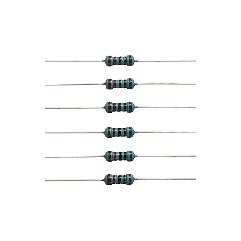 BOJACK 120 Ohm Resistors 1/4 W ±1% Metal Film Single