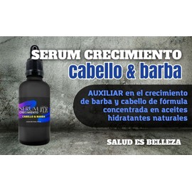 JYE Serum auxiliar estimula el Crecimiento de Barba y Cabello, Kit de 3 Botellas 50 ml cada una, orgnico para todo tipo de cabello                    