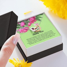 Fertility Wish Gift, Interlocking Heart Necklace, Fertility Wish Gift, Infertility Gifts, IVF Gift, Fertility Gift, Miscarriage Gift, Support Gift, Jewelry Gift for Women, Gift for Supporting Women