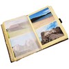 Large Vintage Leather Photo Album with Buckle Closure - Scrapbook
