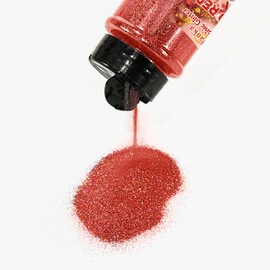 Aslanka 140g Holographic Glitter Powder, Gold Red Glitter Powder, Glitter Powder Colourful Rainbow, Manicure, Epoxy Resin, Eyeshadow, Face, Crafts, DIY