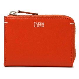 Takeokikuchi 1090123 Men's Wallet, Coin Purse, York, [34] Orange