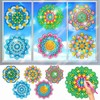 CAYUDEN Diamond Art Window Suncatcher, 6pcs Diamond Painting Window Sun