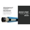 BLUBIRD BB3425 3/4" x 25' Rubber Air Hose, 100% Rubber,