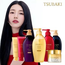 Tsubaki 츠바키 프리미엄 볼륨 모이스트 리페어 데미지케어 헤어폴 샴푸 컨디셔너 트리트먼트 모음전 [모이스트 앤 리페어 컨디셔너 + 컨디셔너] Tsubaki Premium Volume Moist Repair Damage Care Hair Pol Shampoo Conditioner Treatment Collection [Moist and Repair Conditioner + Conditioner]