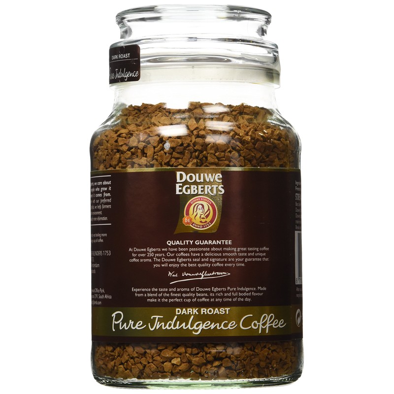 Douwe Egberts Pure Indulgence Instant Coffee, Dark Roast, 6.7-Ounce, 190g
