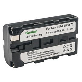 Kastar NP-F570 Battery (3-Pack) for Sony L Series InfoLithium Battery NP-F570, NP-F550, NP-F530, NP-F330 and Sony DCRVX2100, HDRFX1, HD1000U, HVRZ1U, HXR-NX5U, NEX-FS100 Cameras
