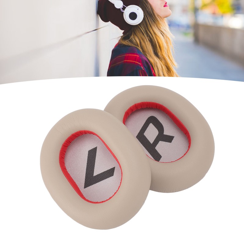 Replacement Ear Pads Soft Protein Leather Replaced Earpads Cushions for