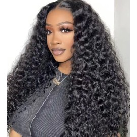 Factory Wholesale Raw Vietnamese Raw Cambodian Wavy Natural Wave Curls Double Drawn Kinkiy Curlycolor: burmese curly, Stretched Length: 22"