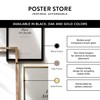 Poster Store 8x12 Black Metal Picture Frame
