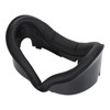 VR Face Pad Black Raised PU Leather Sweat Proof Light