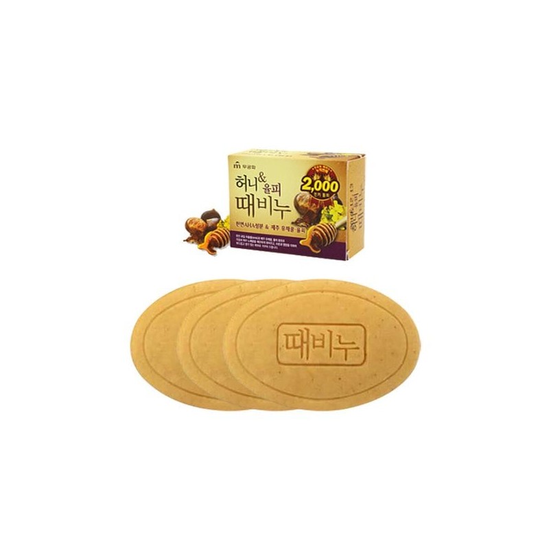 무궁화 때비누 3개 세수비누 Mugunghwa Cleansing Soap 3 Pieces