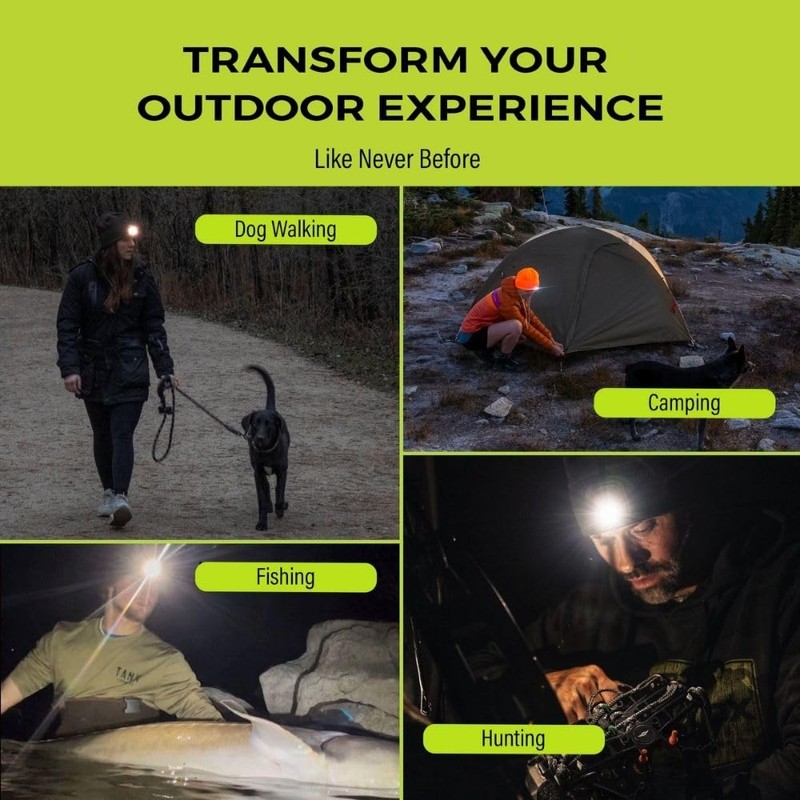 Panther Vision POWERCAP LED Hat Light 150 Lumens Rechargeable Fleece