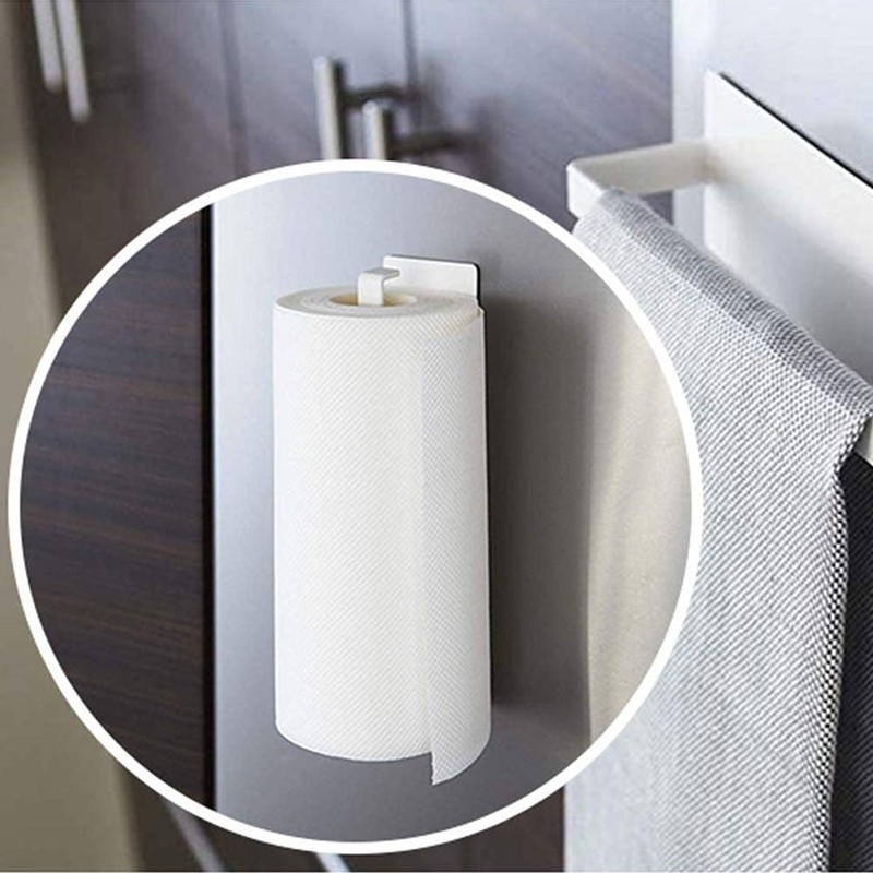 Soporte magnético para papel multifuncional, rollo de papel para cocina,