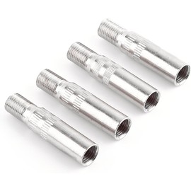 Valve Extender, 4 Pcs Tire Valve Extension, Brass Length, 1.5 inches (39 mm), Tire Air Valve Cap, Stem Air Valve Extension Cap, Replacement, Screw-In Automotive