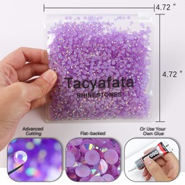 4mm 5000 Pieces Resin Rhinestone for Crafts, Jelly Rhinestones for Nail Art Makeup, Flatback Round AB Diamond Rhinestones, Charms Stones Clothes Shoes Cup DIY Crafts