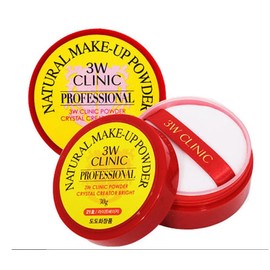 [3W CLINIC] Natural Make-Up Powder 30g/ #10 Transparent Pearl/Korea Made, Beige