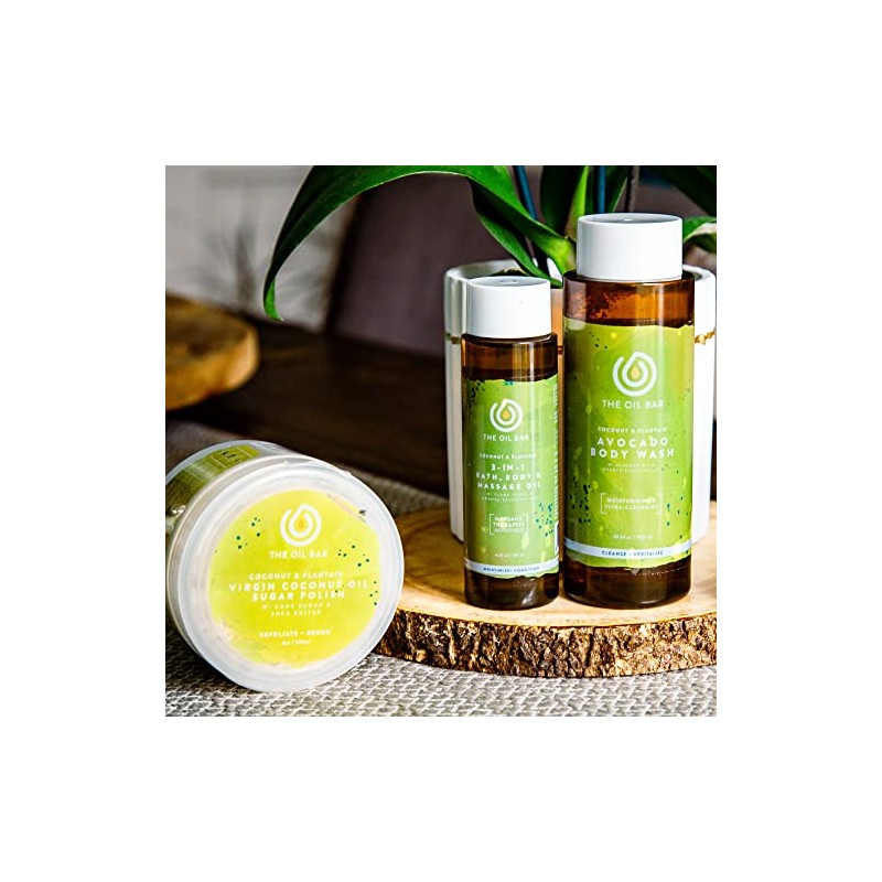 Coconut & Plantain 3-in-1 Bath, Body & Massage Oil