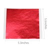 Red Gold Leaf Sheets, 5.11" Red Gilding Gold Foil for