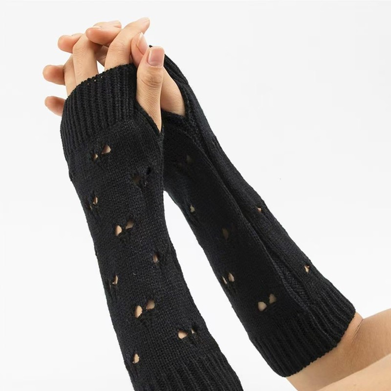 Therian Gear Y2K Emo Grunge Accessory Cat Beanie Grunge Gloves