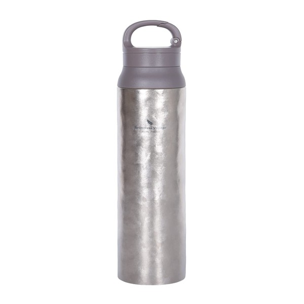 Boundless Voyage Ti3016D Titanium Water Bottle, Vacuum Insulated, Heat and