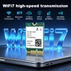WiFi 7 Card 6.5Gbps MT7925 for Gaming 4K Streaming M.2
