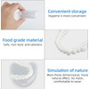 2 Pairs Instant Veneers Dentures, False Teeth Clip in Teeth