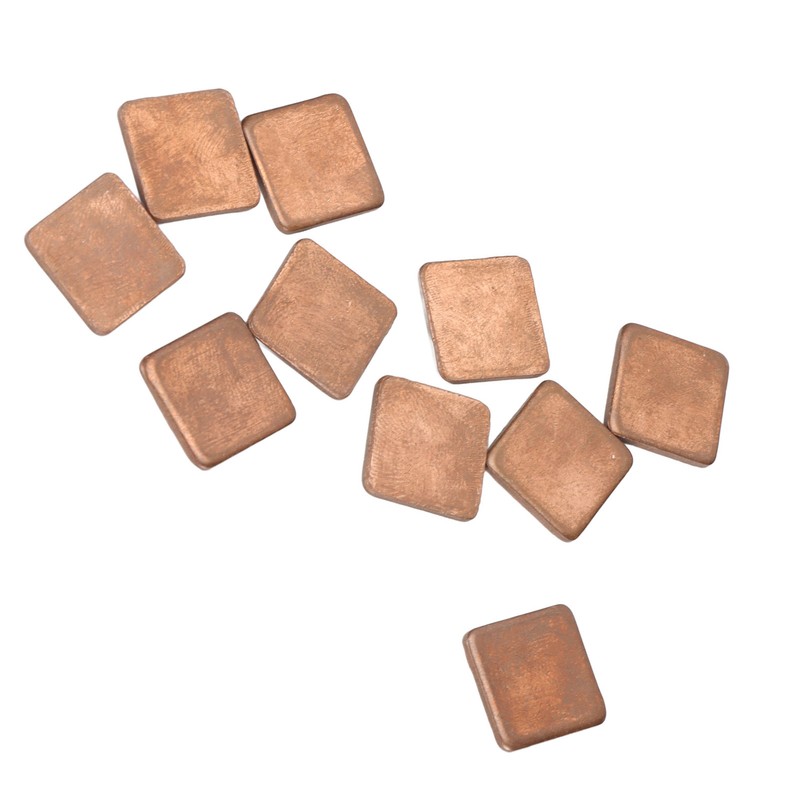100pcs Heatsink 401w/mk Thermal Conductivity Burr Free Glossy Copper Material