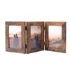 Gmllary 4x6 Three Picture Frames Hinged Folding Photo Frames Vertical