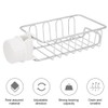 2Pcs Faucet Storage Rack Stainless Steel Sink Caddy Organizer Soap
