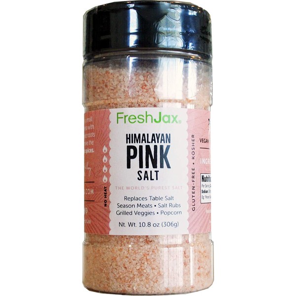 FreshJax Premium Salt (Himalayan Pink Salt - Large Bottle)