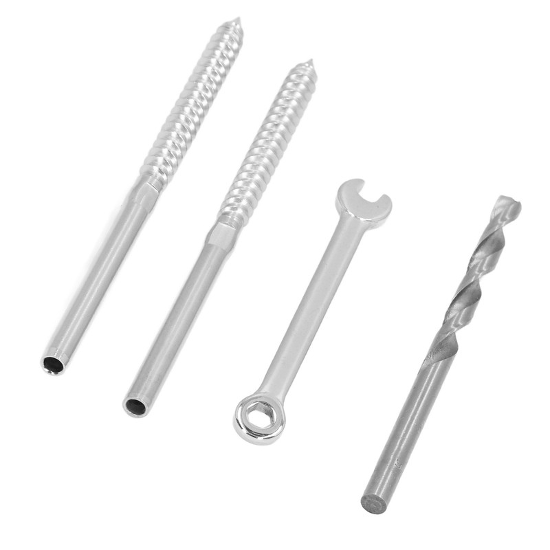 Swage Lag Screw Stainless Steel Left Right Thread Cable Railing