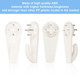 DOETYD 44pcs Picture Hooks Non-Trace Hangers Suitable for Hanging Paintings Travel Wedding Photo Frame on Hardwall Drywall