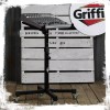 Griffin Studio Mixer Stand DJ Cart by GRIFFIN | Rolling