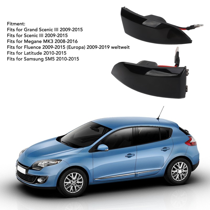 Side Mirror Turn Signal Light LED Dynamic Side Marker Light