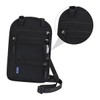 AIMALL Multi-Function RFID Passport Holder, Neck Hanging Travel ID Bag