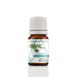 Rosemary Essential Oil 100% Pure Natural, Therapeutic Grade. Ideal for Aromatherapy, Diffuser, Body, Skin, and face. (5 ml. / 1/6 Ounce)