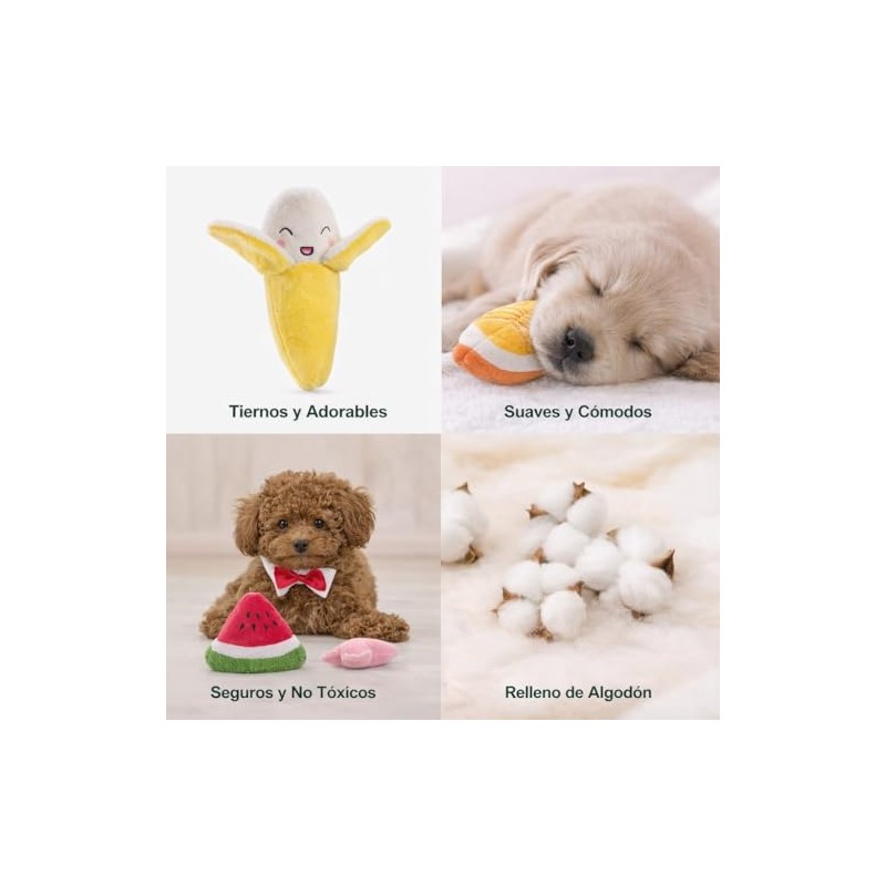 PUBAMALL Juguetes para Perros de Entrenamiento Molar, Set de 12
