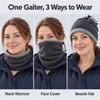 Fleece Neck Warmer Gaiter – Adjustable Windproof Winter Neck Gaiter