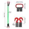 QWORK 2 Pack Two Leg Bridle Web Sling, 5Ft 6613lb