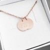 NOVA – Personalisierte Kette mit Gravur 2x 10mm Plättchen Anhänger