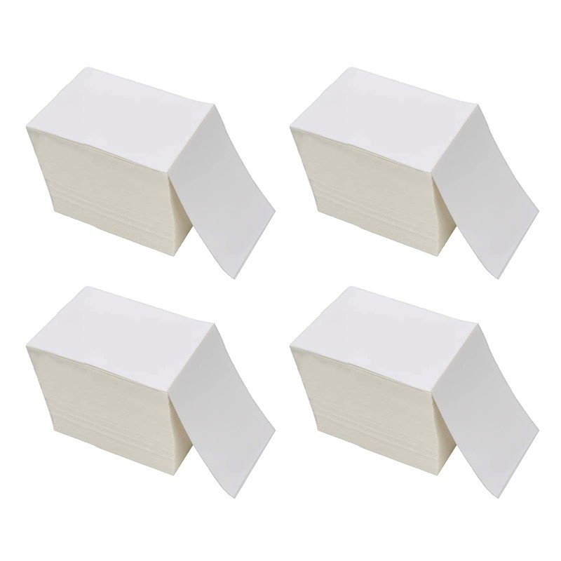 9527 Product Fanfold 4 x 6 Direct Thermal Labels White
