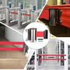 5 m Stainless Steel Barrier Extendable Barrier Tape Retractable Wall