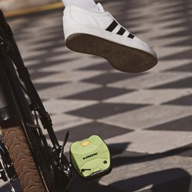 LOOK Cycle - Activ Grip City Pad - Compatible with Geo City Grip Flat Pedals - Slip-Proof Safety - Innovative Grip Rubber - High-Resistance and Durability - Lime